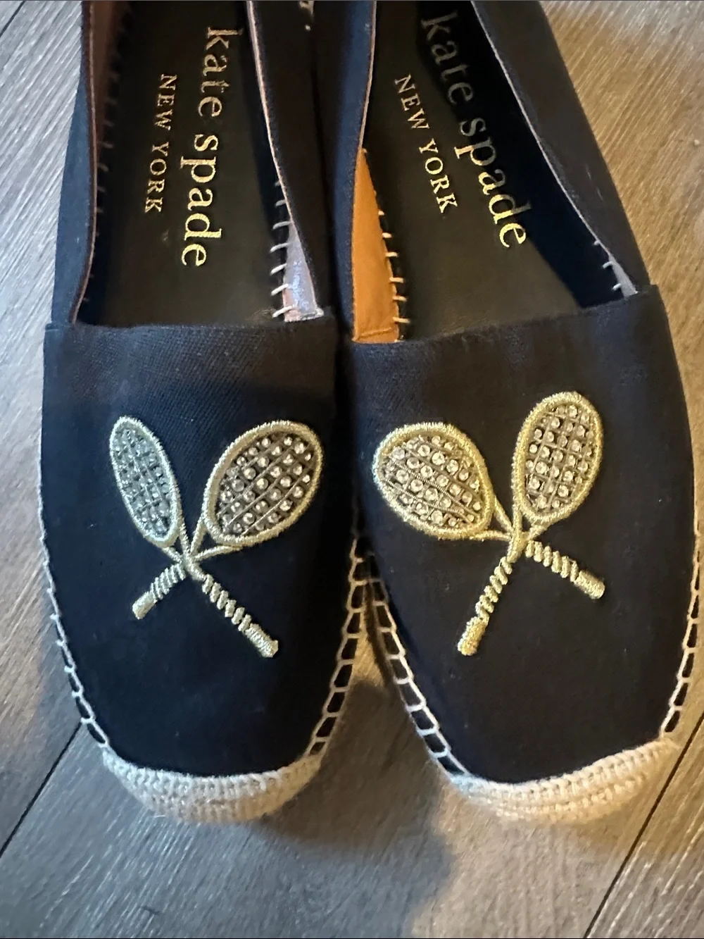 Kate Spade New York Doubles espadrille flats.